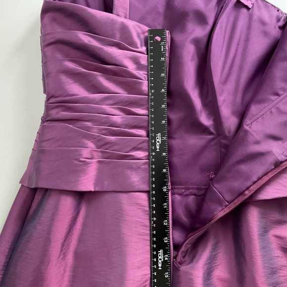 Jade By Jasmine Formal Dress Sz10 Purple Maxi Flare Bridesmaid Evening Gown Prom - Picture 8 of 13